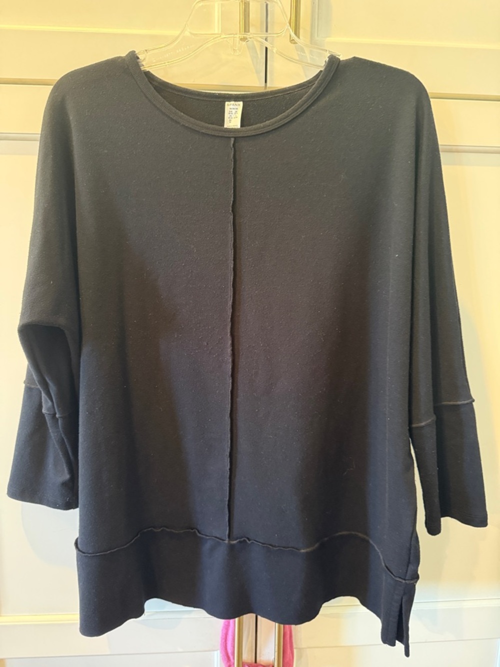 Spanx Relaxed Black Women’s Tunic-medium